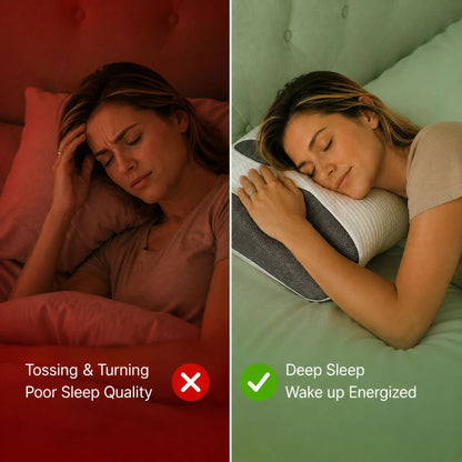 ERGONOMIC CERVICAL MEMORY FOAM PILLOW