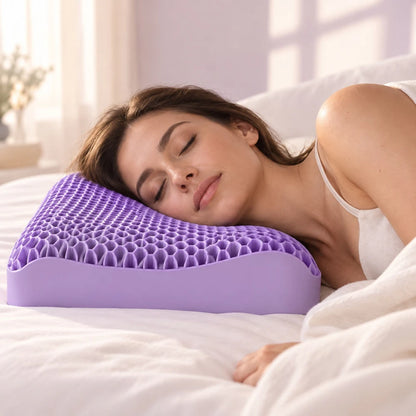 Breathable TPE Air Layer Cervical Pillow