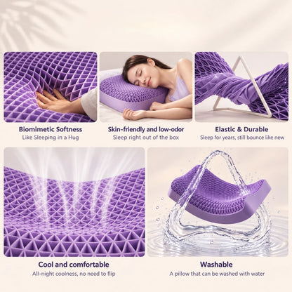 Breathable TPE Air Layer Cervical Pillow