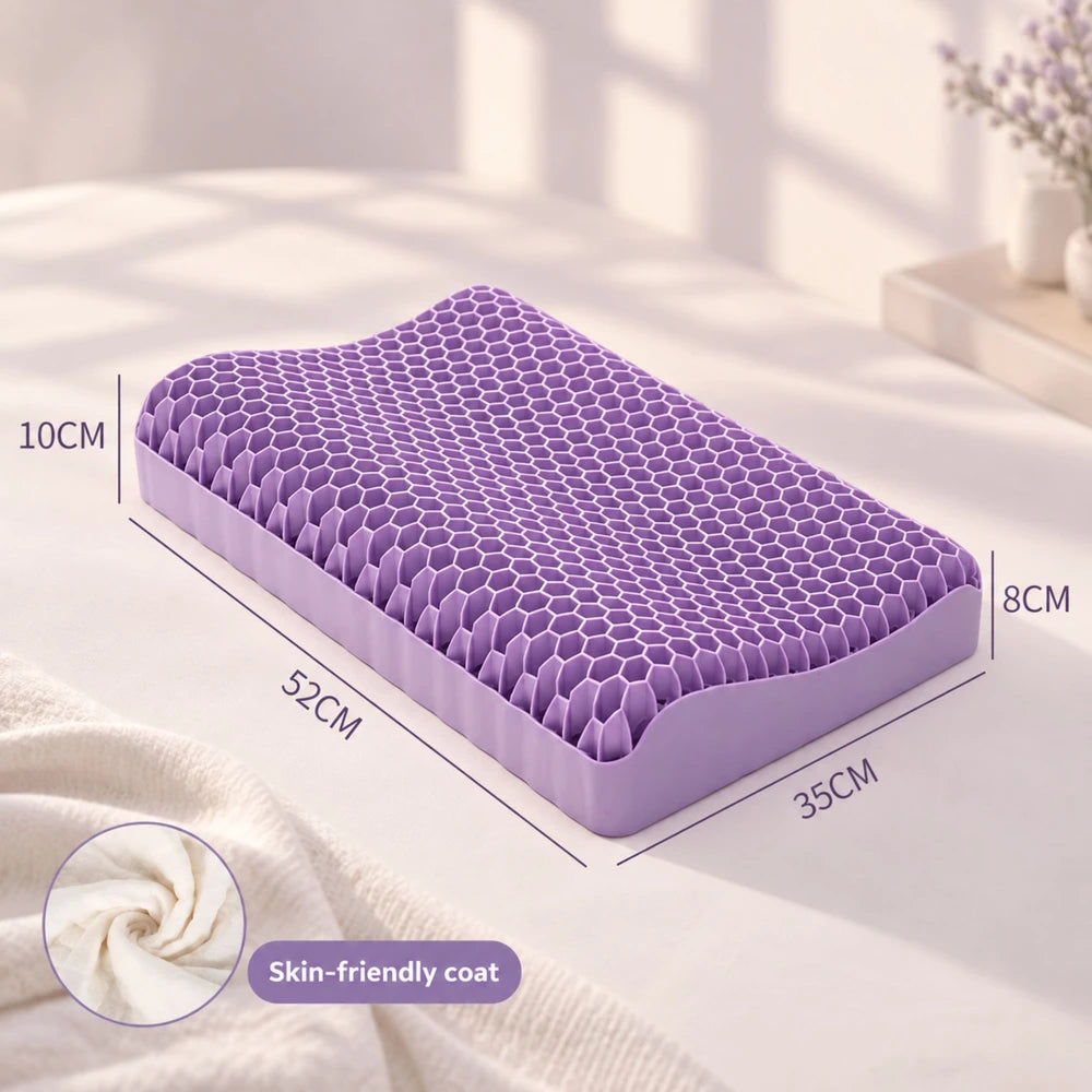 Breathable TPE Air Layer Cervical Pillow