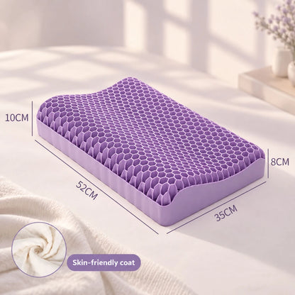 Breathable TPE Air Layer Cervical Pillow