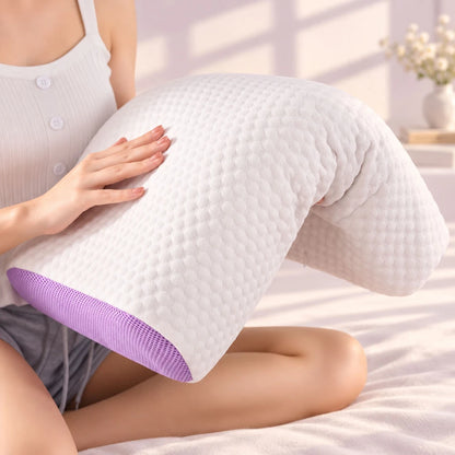 Breathable TPE Air Layer Cervical Pillow