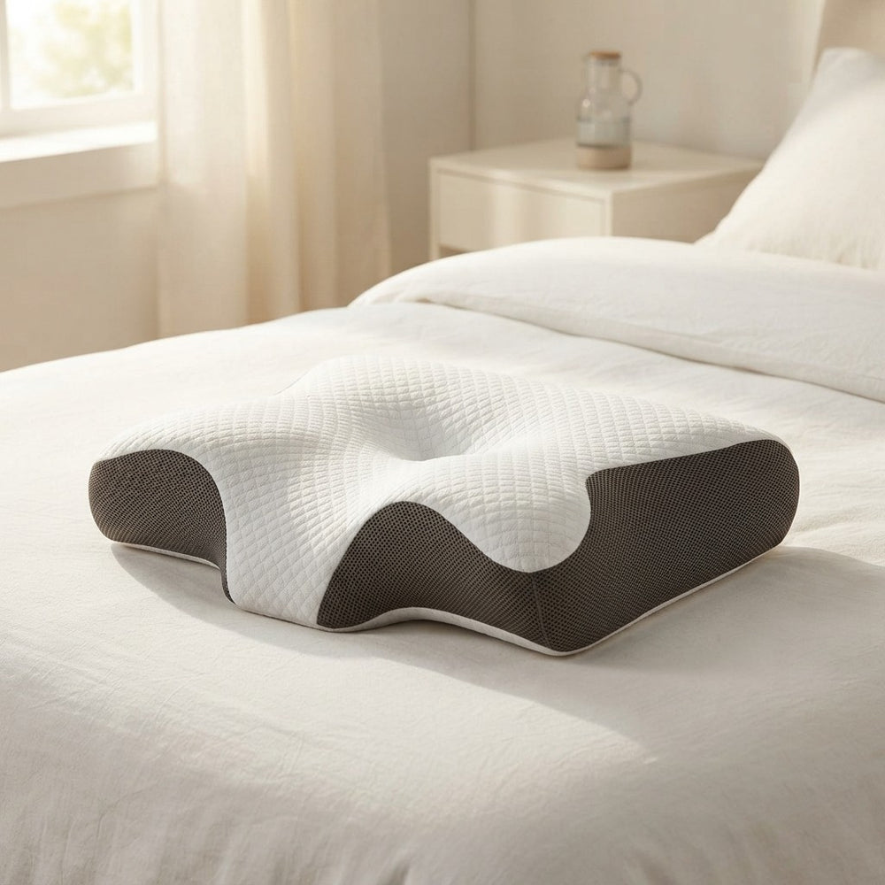ERGONOMIC CERVICAL MEMORY FOAM PILLOW